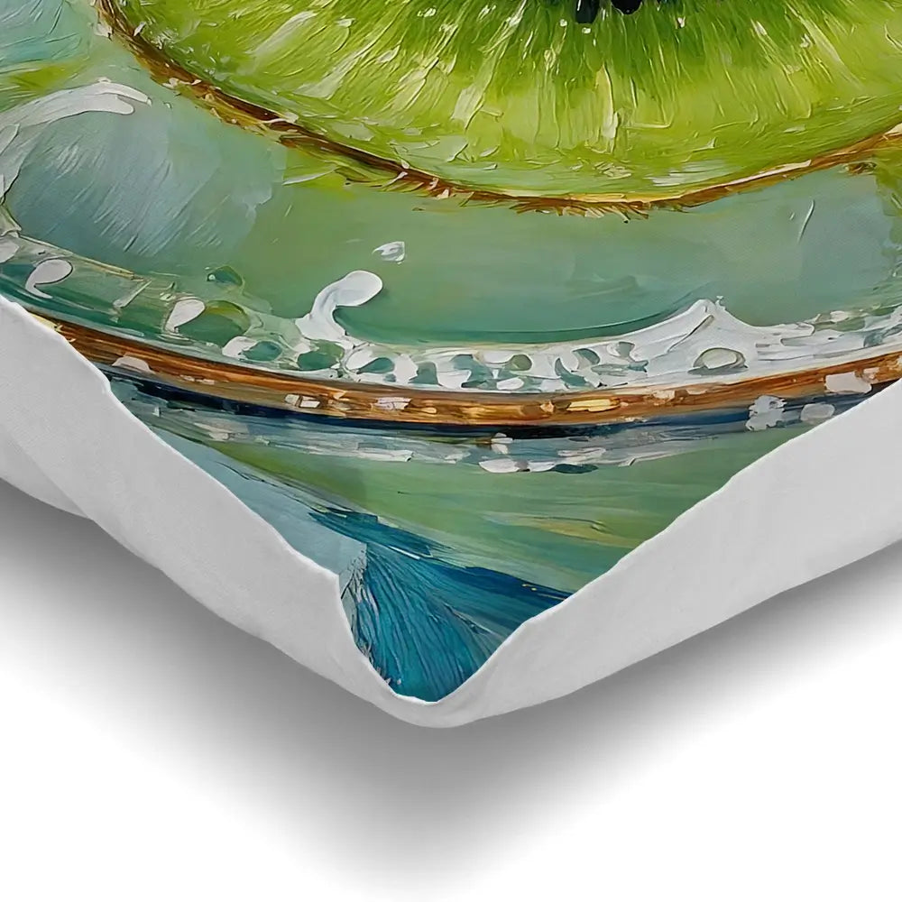 Kiwi Gin And Tonic Cocktail Cushion Kiwi Gin And Tonic Cocktail Cushion wall art product David Alexander Elder