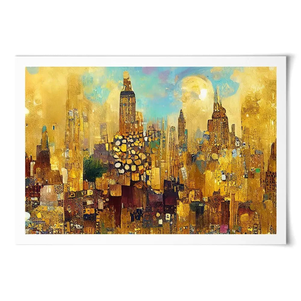 Klimt Style City Art Print Klimt Style City Art Print wall art product J. Waleson Photo / Shutterstock