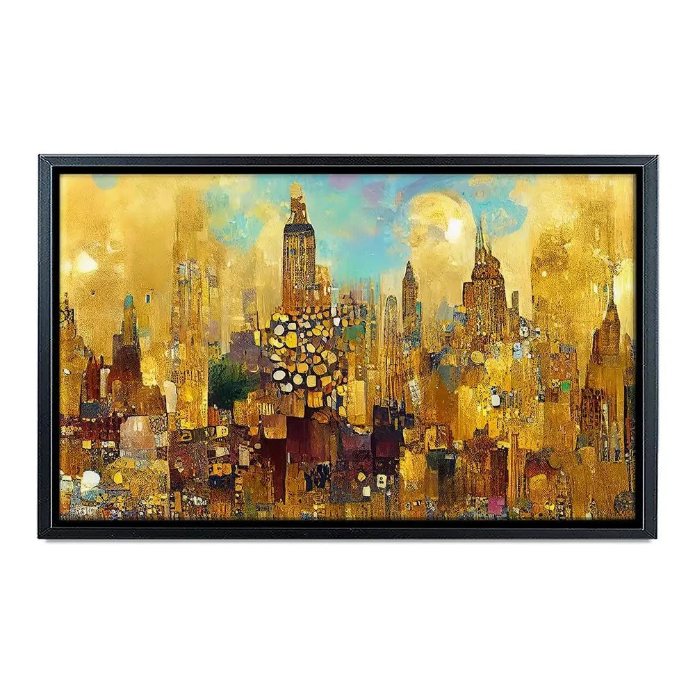 Klimt Style City Canvas Print Klimt Style City Canvas Print wall art product J. Waleson Photo / Shutterstock