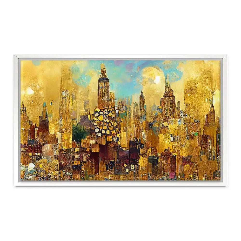 Klimt Style City Canvas Print Klimt Style City Canvas Print wall art product J. Waleson Photo / Shutterstock