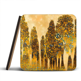 Klimt Style Trees Coaster Set Klimt Style Trees Coaster Set wall art product J. Waleson Photo / Shutterstock