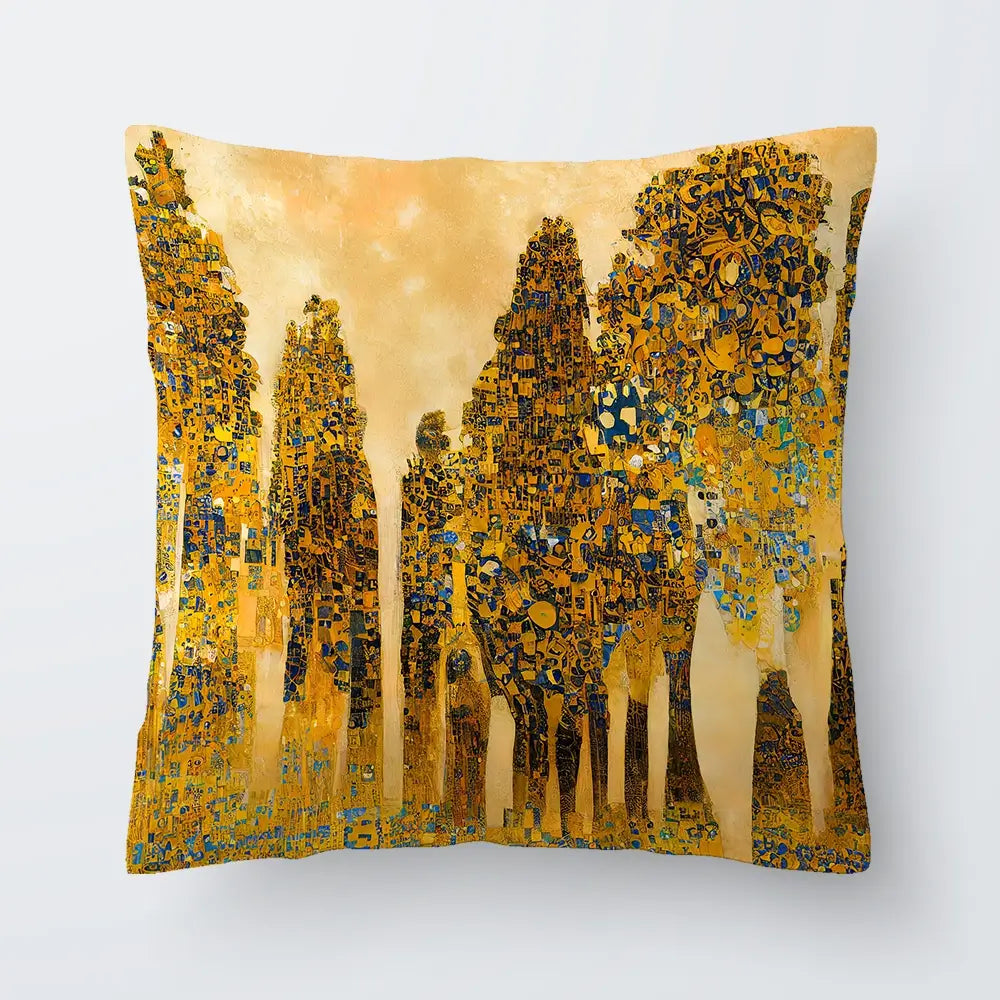 Klimt Style Trees Cushion Klimt Style Trees Cushion wall art product J. Waleson Photo / Shutterstock