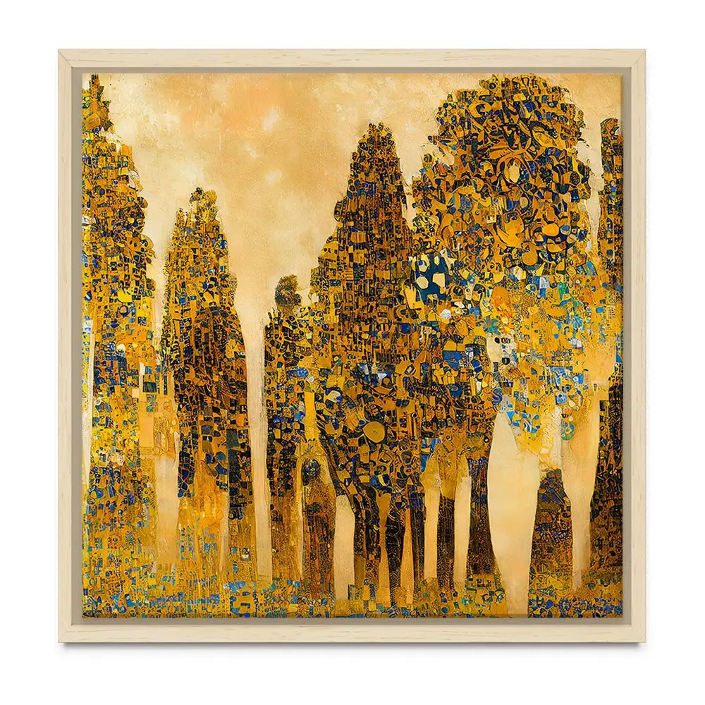 Klimt Style Trees Oversized Canvas Print Klimt Style Trees Oversized Canvas Print wall art product Art Print Shop