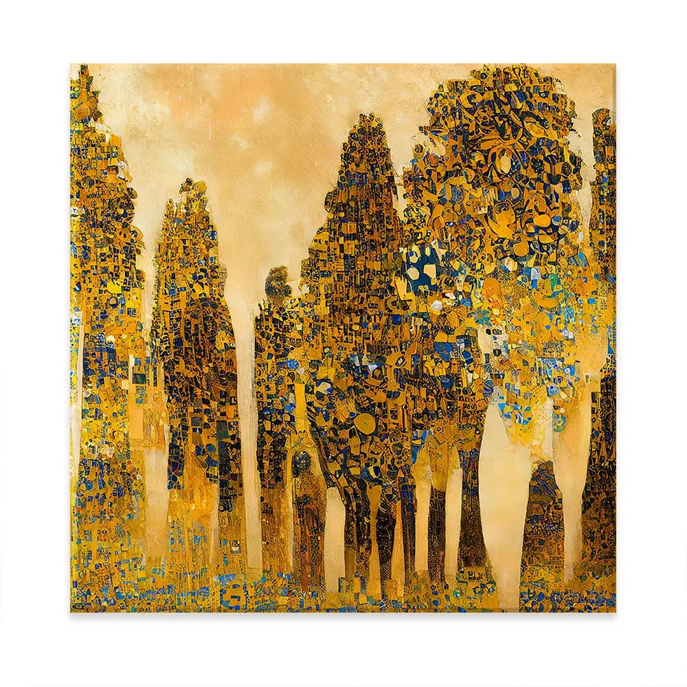 Klimt Style Trees Oversized Canvas Print Klimt Style Trees Oversized Canvas Print wall art product Art Print Shop