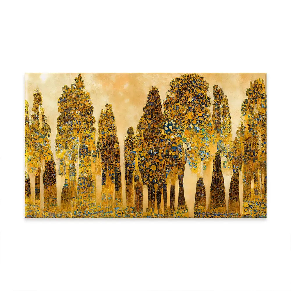 Klimt Style Trees Oversized Canvas Print Klimt Style Trees Oversized Canvas Print wall art product Art Print Shop