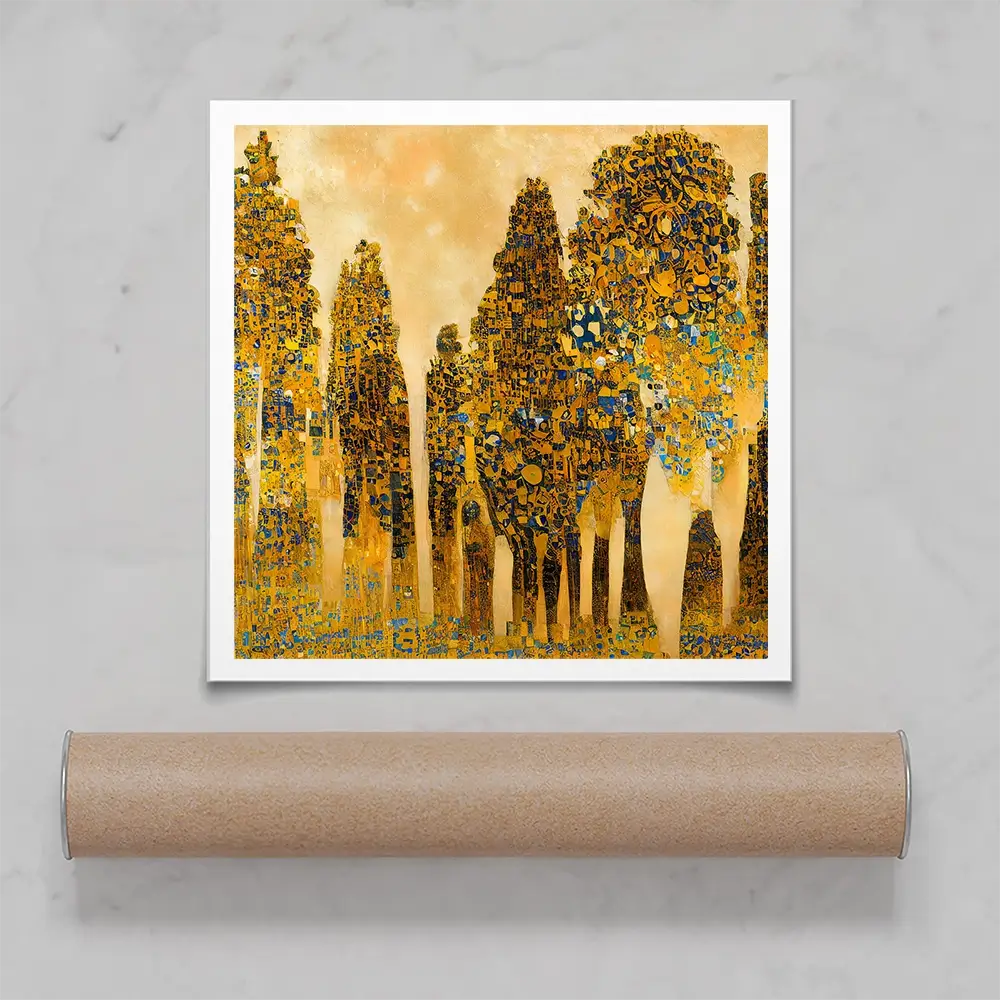 Klimt Style Trees Square Art Print Klimt Style Trees Square Art Print wall art product J. Waleson Photo / Shutterstock