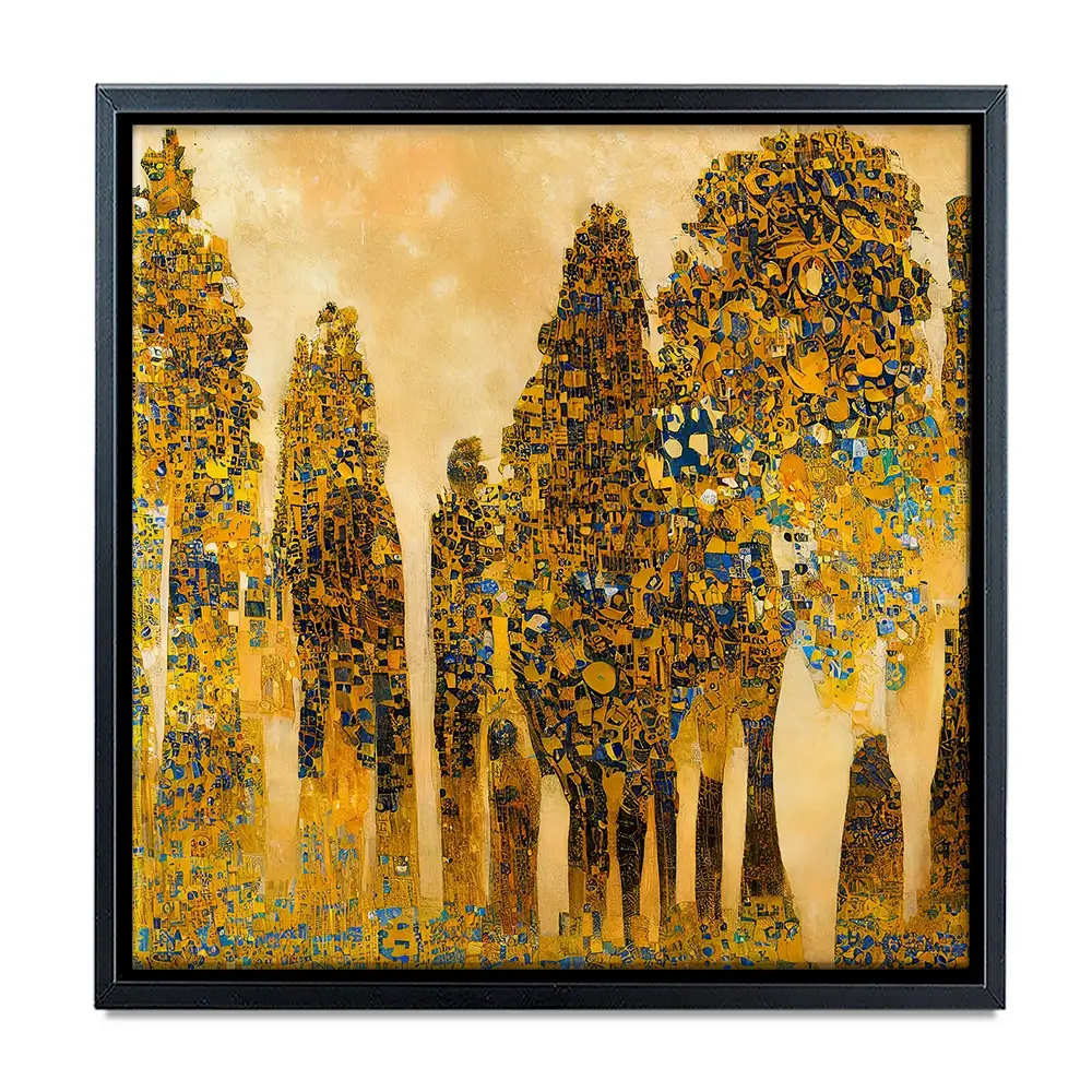 Klimt Style Trees Square Canvas Print Klimt Style Trees Square Canvas Print wall art product J. Waleson Photo / Shutterstock