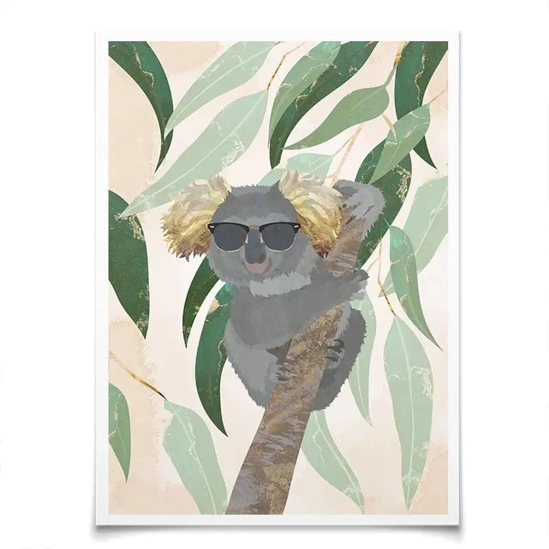Koala In The Tree Art Print Koala In The Tree Art Print wall art product Sarah Manovski