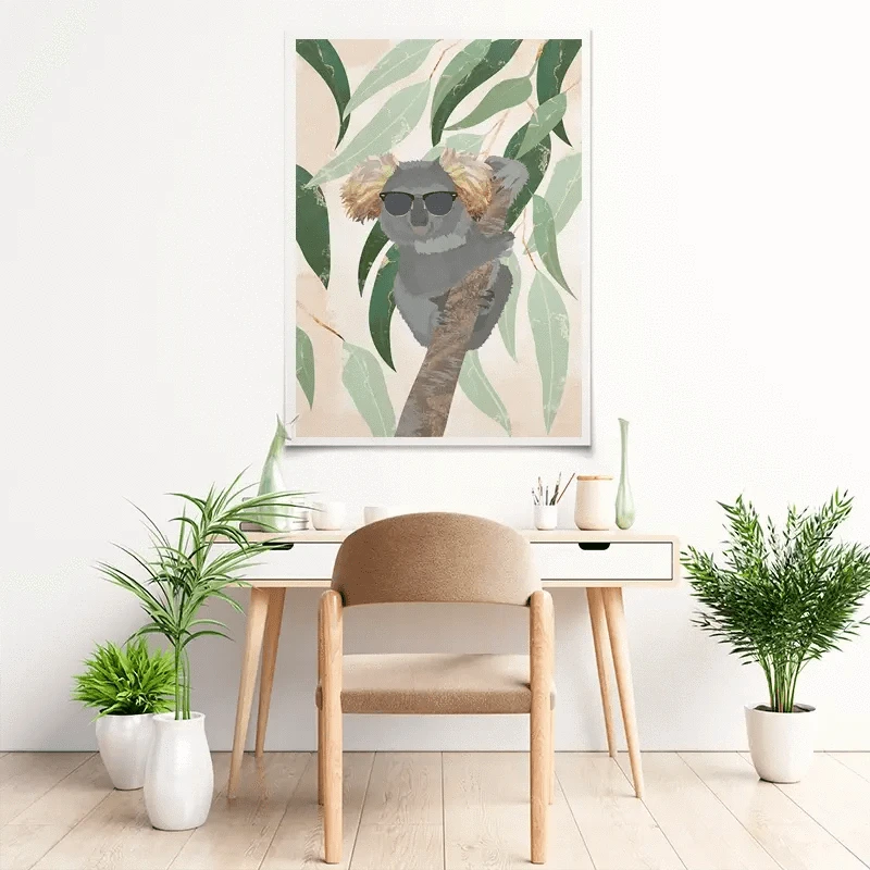Koala In The Tree Art Print Koala In The Tree Art Print wall art product Sarah Manovski