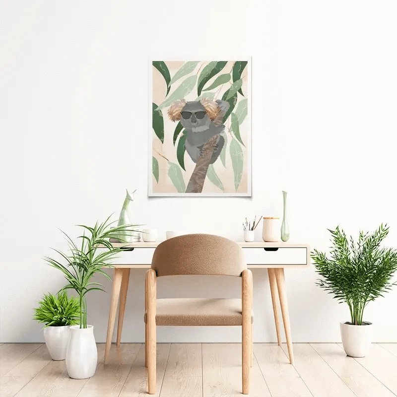 Koala In The Tree Art Print Koala In The Tree Art Print wall art product Sarah Manovski