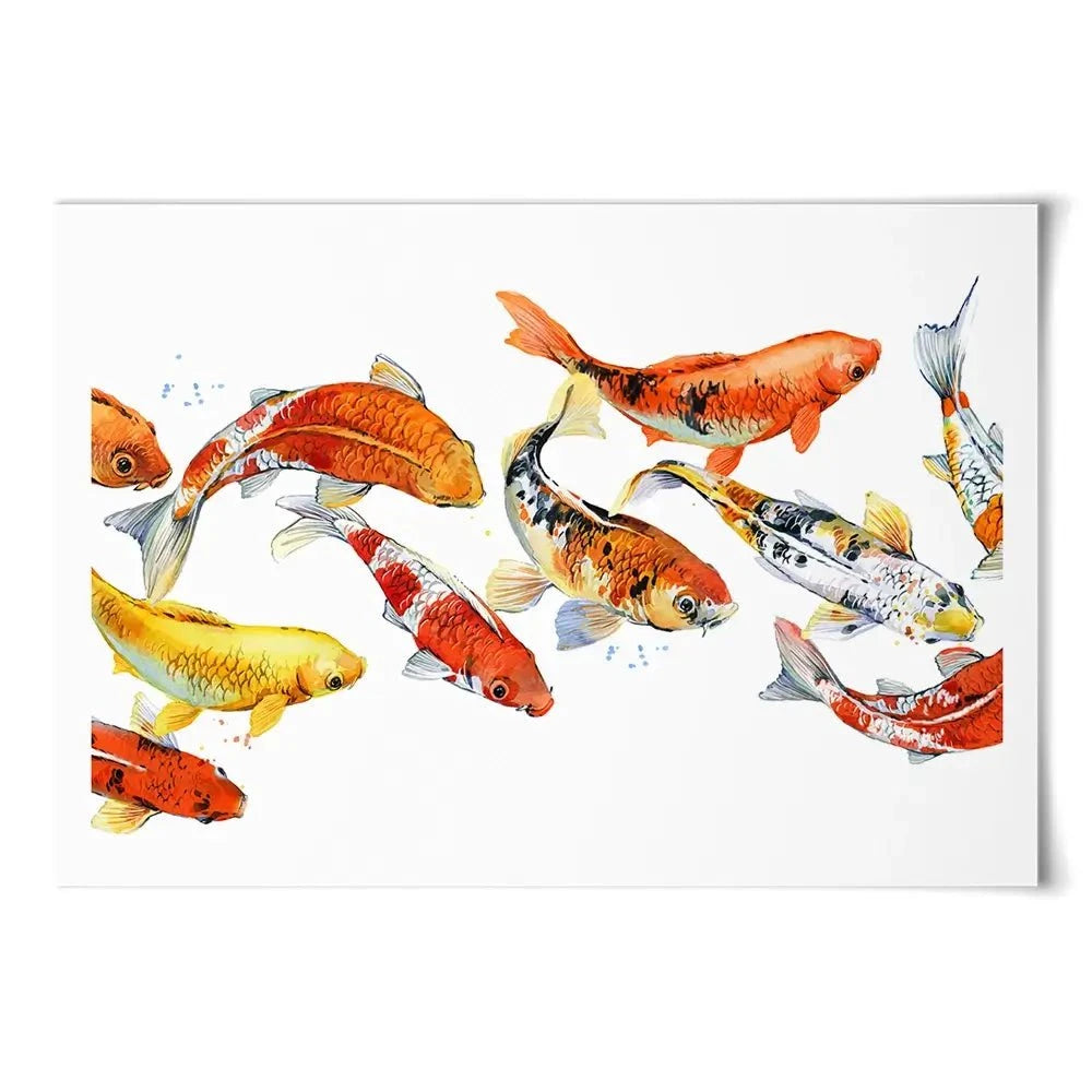 Koi Carp Art Print Koi Carp Art Print wall art product Faenkova Elena / Shutterstock