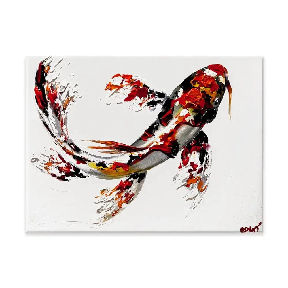 Koi Fish Canvas Print Koi Fish Canvas Print wall art product Osnat Tzadok