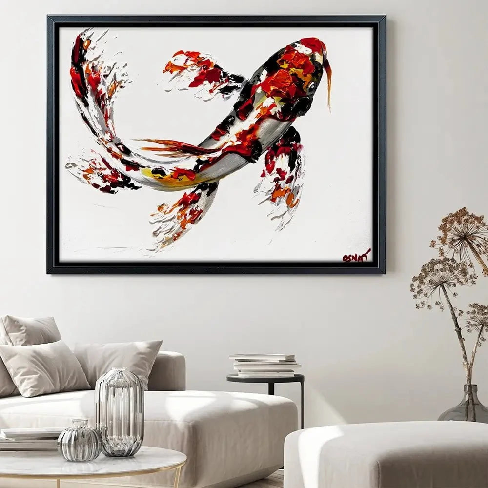 Koi Fish Canvas Print Koi Fish Canvas Print wall art product Osnat Tzadok