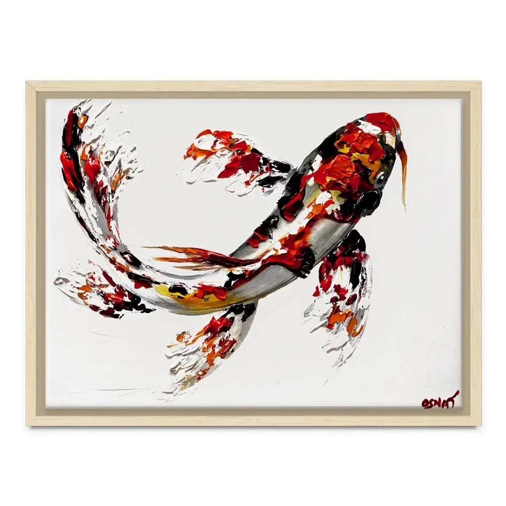 Koi Fish Canvas Print Koi Fish Canvas Print wall art product Osnat Tzadok