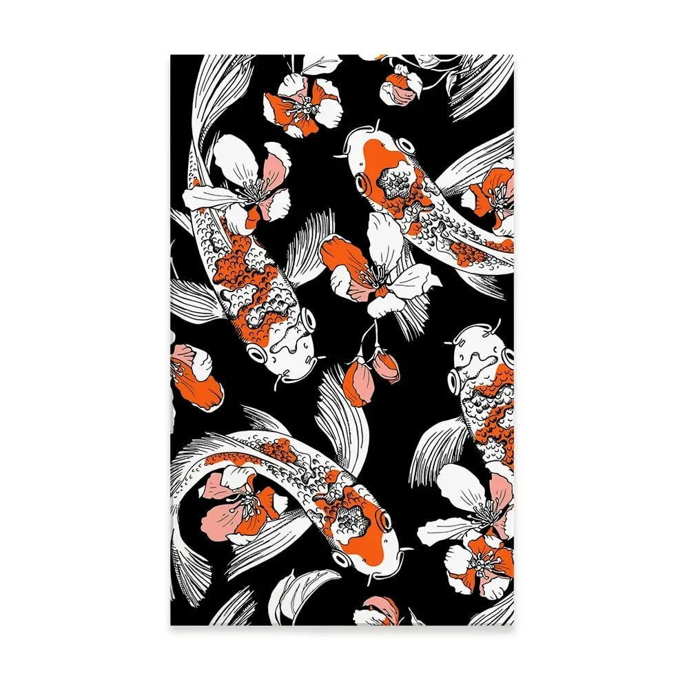 Koi Portrait Canvas Print Koi Portrait Canvas Print wall art product Afishka / Shutterstock