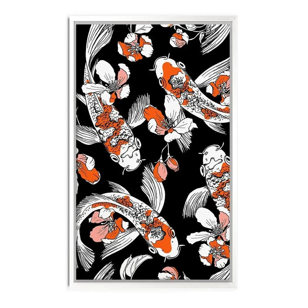 Koi Portrait Canvas Print Koi Portrait Canvas Print wall art product Afishka / Shutterstock