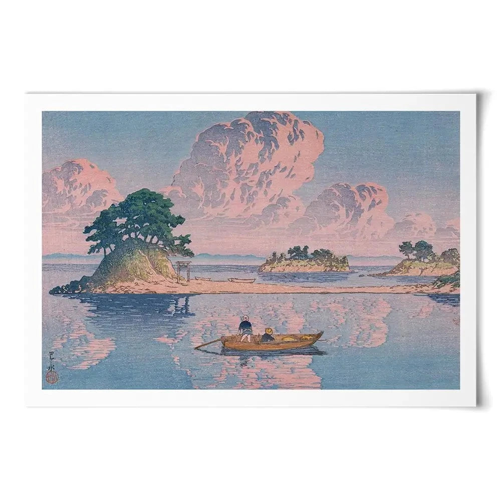 Kujukushima Shimabara Art Print Kujukushima Shimabara Art Print wall art product Kawase Hasui