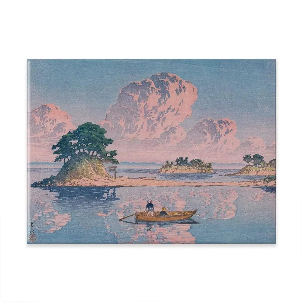 Kujukushima Shimabara Canvas Print Kujukushima Shimabara Canvas Print wall art product Kawase Hasui