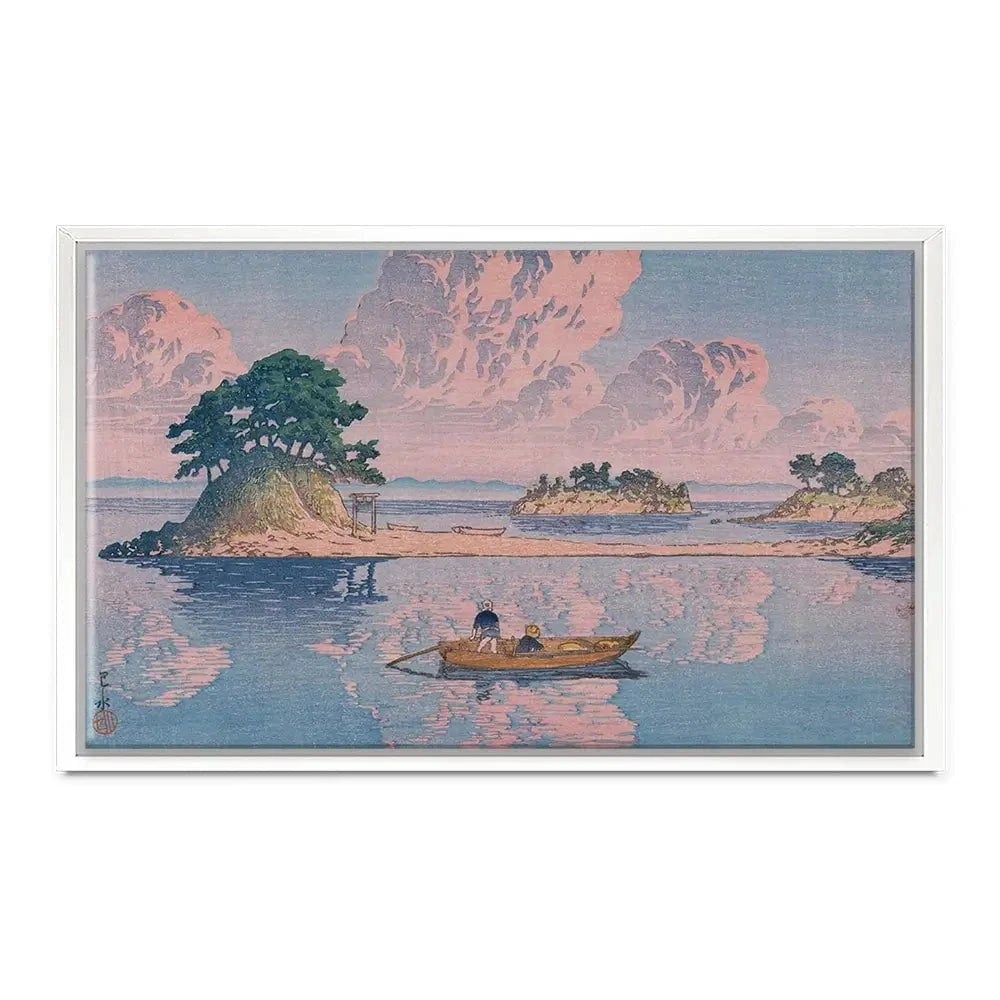 Kujukushima Shimabara Canvas Print Kujukushima Shimabara Canvas Print wall art product Kawase Hasui