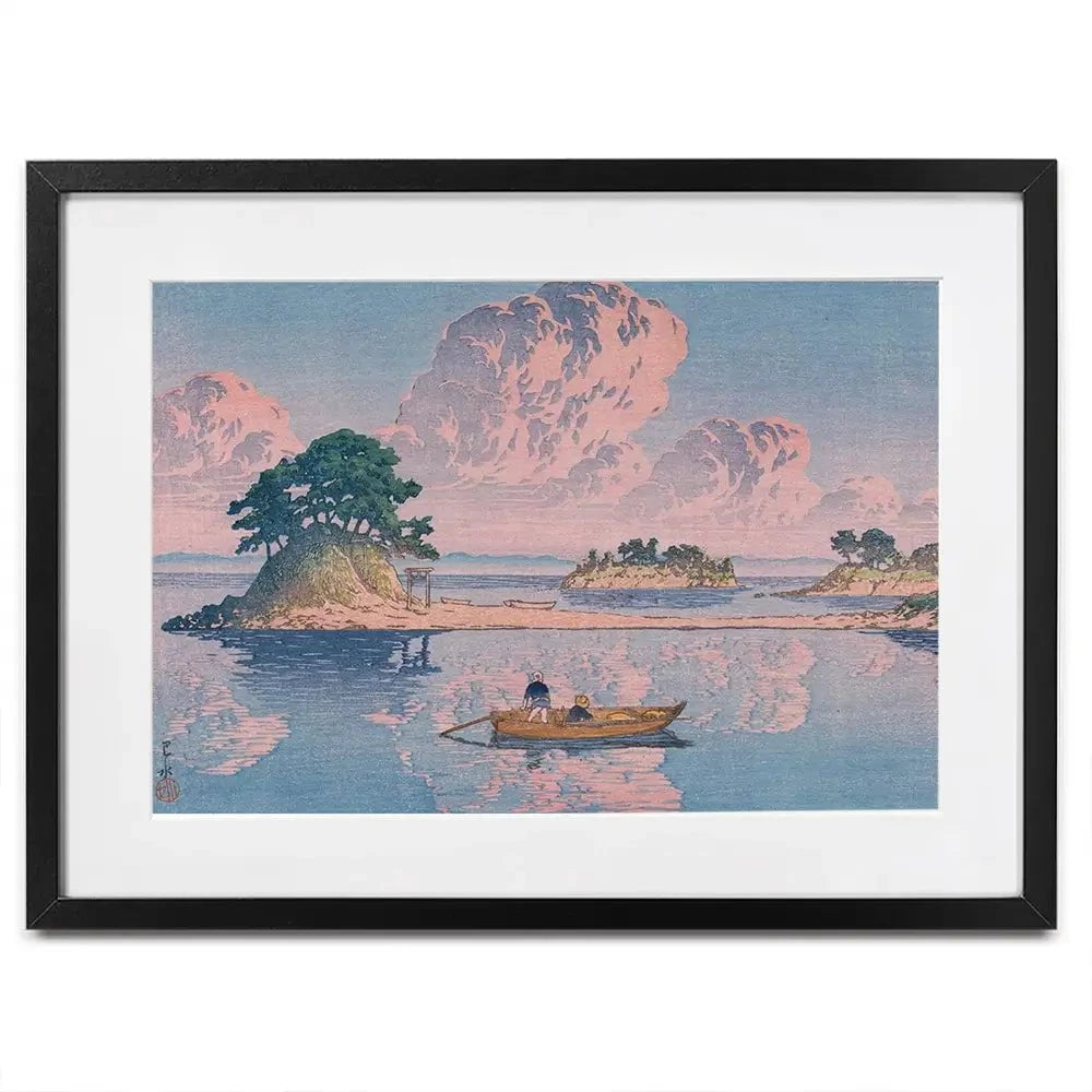 Kujukushima Shimabara Framed Art Print Kujukushima Shimabara Framed Art Print wall art product Kawase Hasui