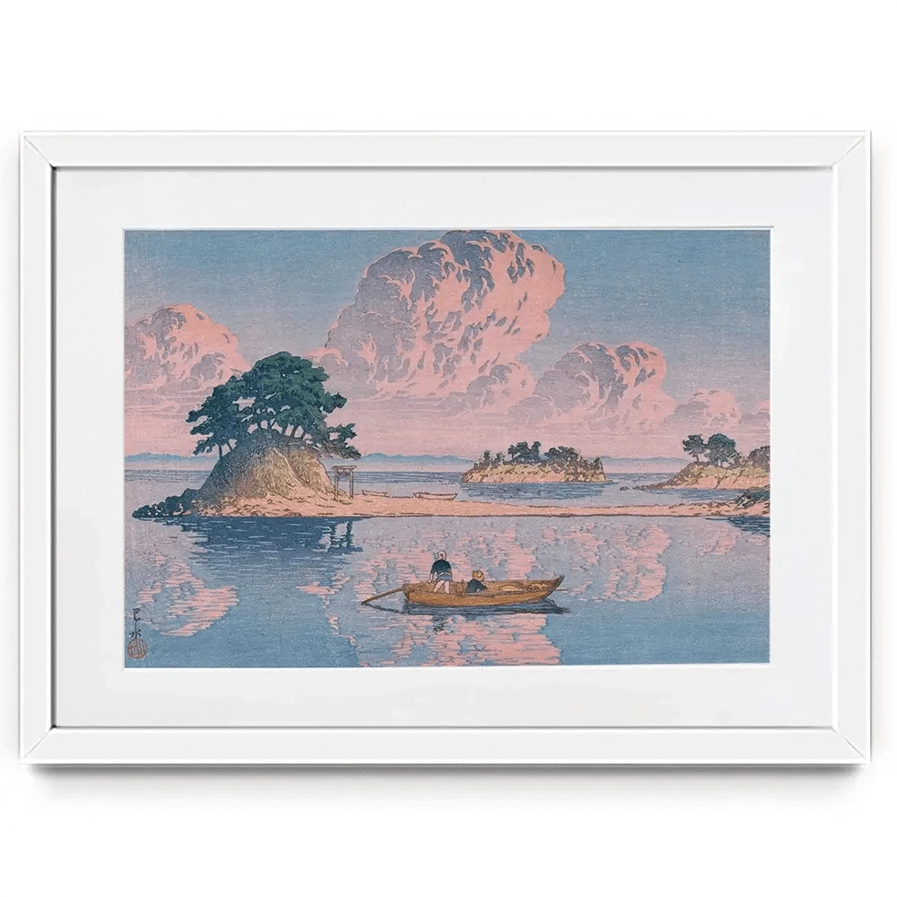 Kujukushima Shimabara Framed Art Print Kujukushima Shimabara Framed Art Print wall art product Kawase Hasui