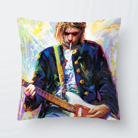 Kurt Cobain Cushion Kurt Cobain Cushion wall art product Leon Devenice