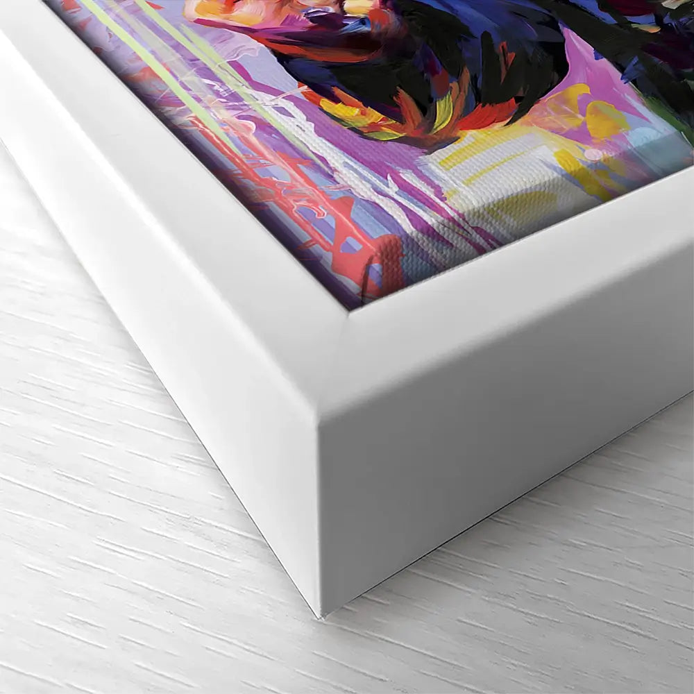 Kurt Cobain Square Canvas Print Kurt Cobain Square Canvas Print wall art product Leon Devenice