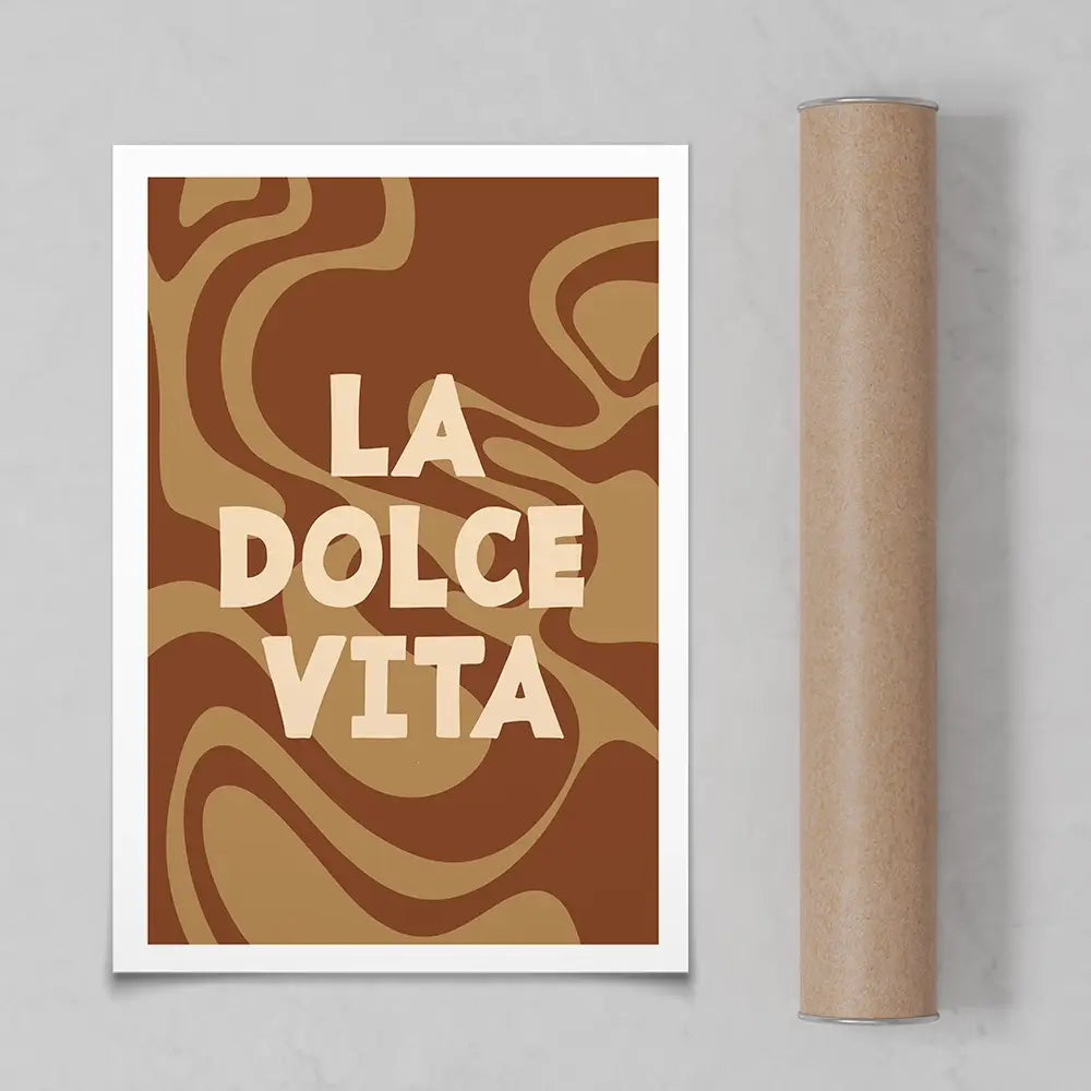 La Dolce Vita Art Print La Dolce Vita Art Print wall art product Yuli Saputra