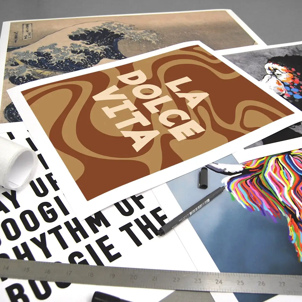 La Dolce Vita Art Print La Dolce Vita Art Print wall art product Yuli Saputra