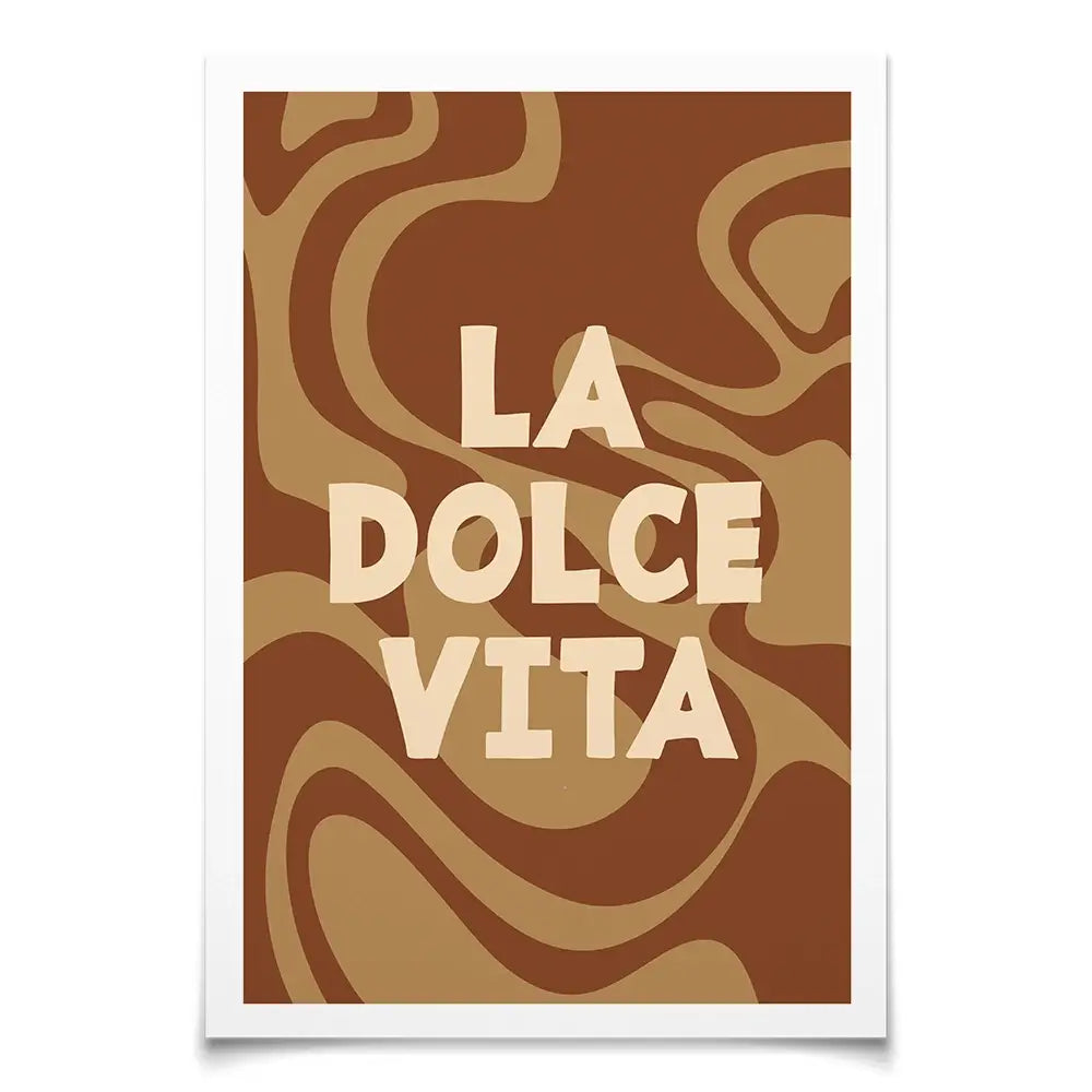 La Dolce Vita Art Print La Dolce Vita Art Print wall art product Yuli Saputra