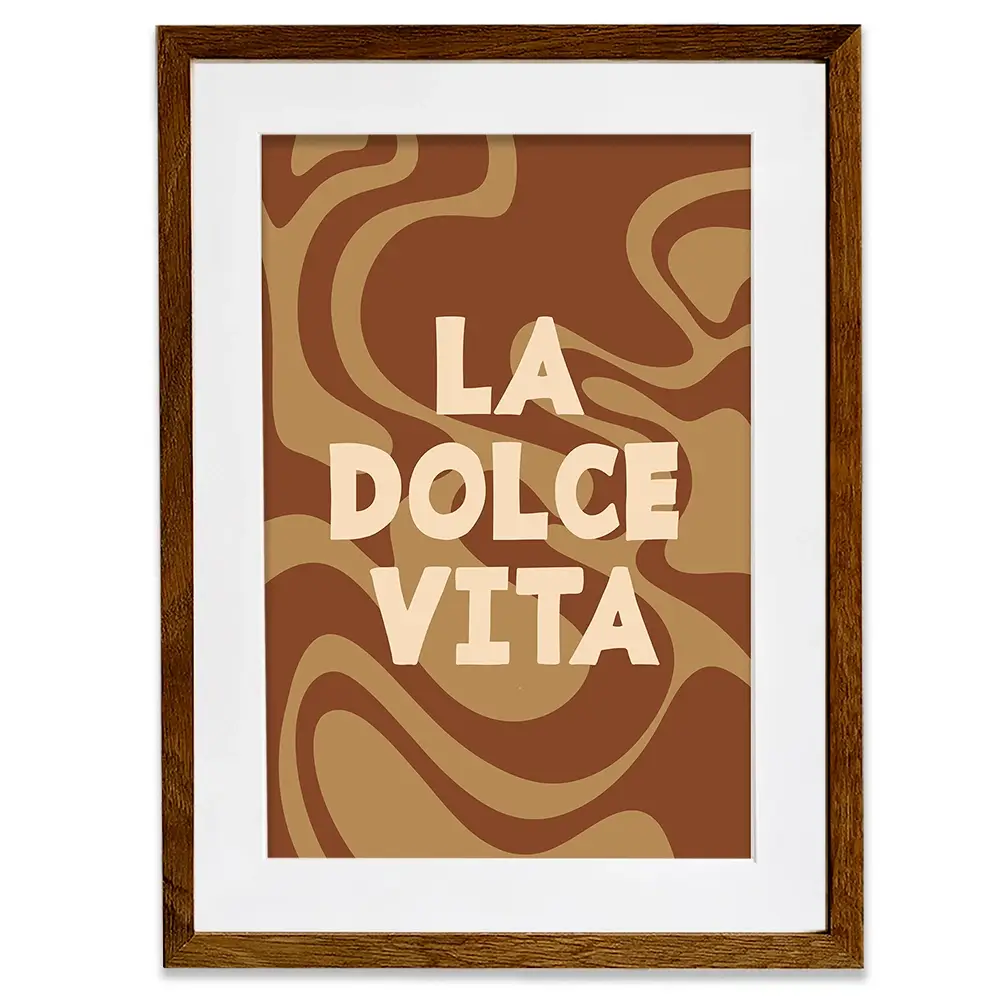 La Dolce Vita Framed Art Print La Dolce Vita Framed Art Print wall art product Yuli Saputra