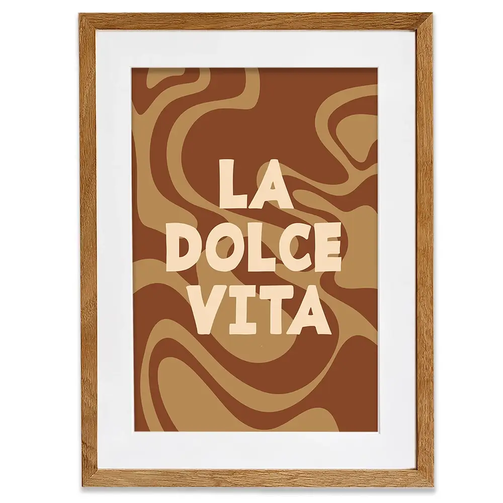 La Dolce Vita Framed Art Print La Dolce Vita Framed Art Print wall art product Yuli Saputra
