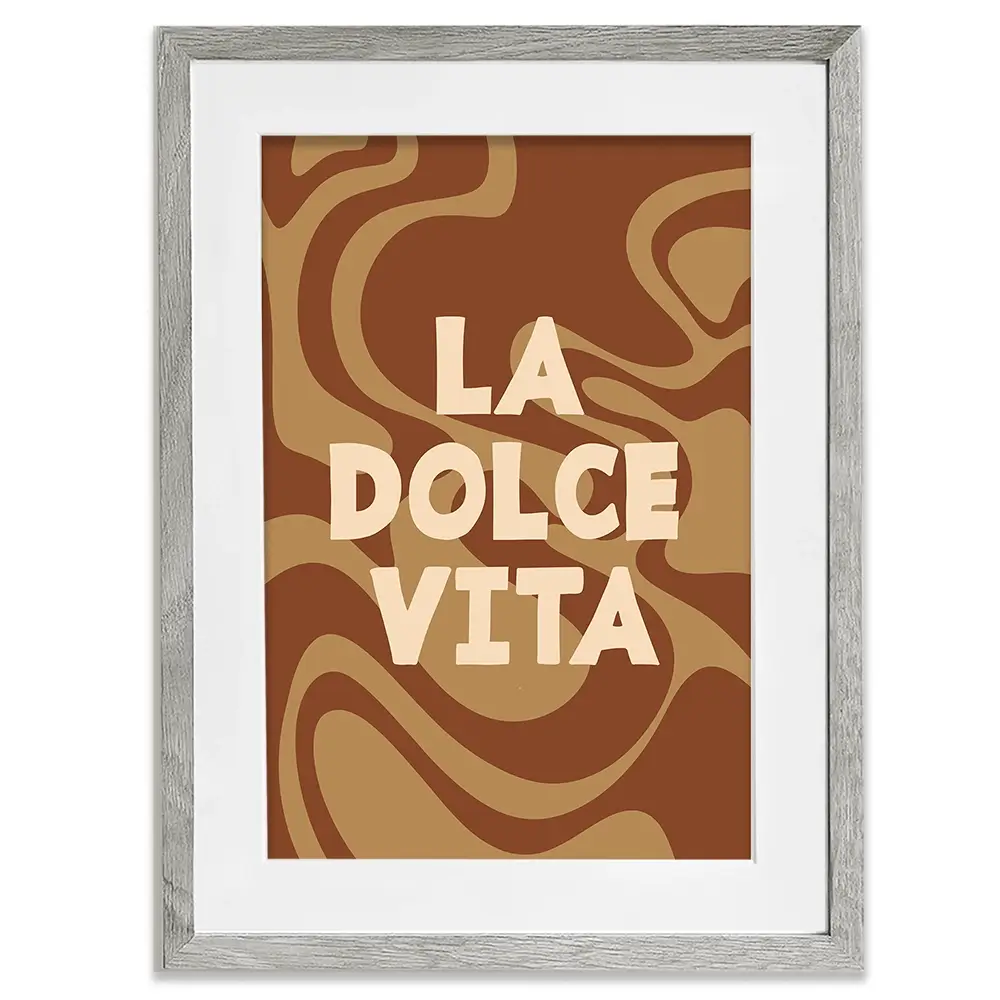 La Dolce Vita Framed Art Print La Dolce Vita Framed Art Print wall art product Yuli Saputra