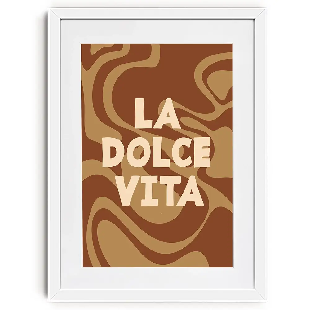 La Dolce Vita Framed Art Print La Dolce Vita Framed Art Print wall art product Yuli Saputra