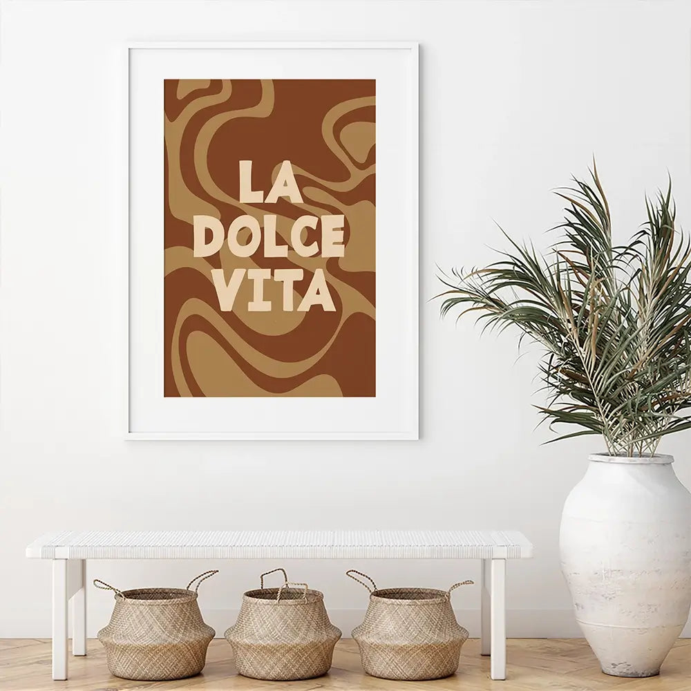 La Dolce Vita Framed Art Print La Dolce Vita Framed Art Print wall art product Yuli Saputra