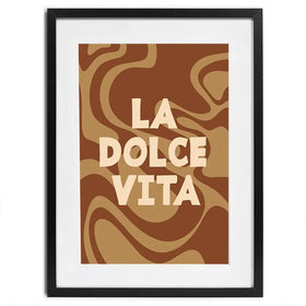 La Dolce Vita Framed Art Print La Dolce Vita Framed Art Print wall art product Yuli Saputra