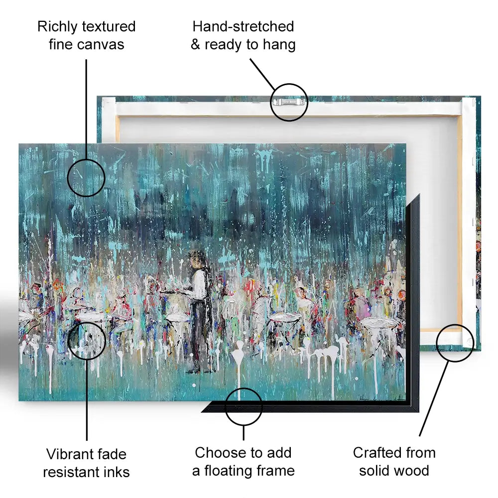La Jolie Terrasse Canvas Print La Jolie Terrasse Canvas Print wall art product Studio Paint-Ing