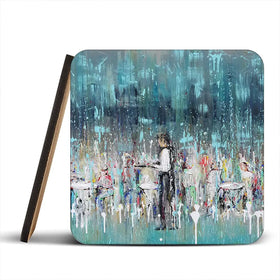La Jolie Terrasse Coaster Set La Jolie Terrasse Coaster Set wall art product Art Print Shop