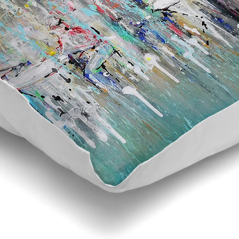 La Jolie Terrasse Cushion La Jolie Terrasse Cushion wall art product Art Print Shop