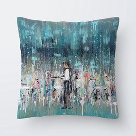 La Jolie Terrasse Cushion La Jolie Terrasse Cushion wall art product Art Print Shop