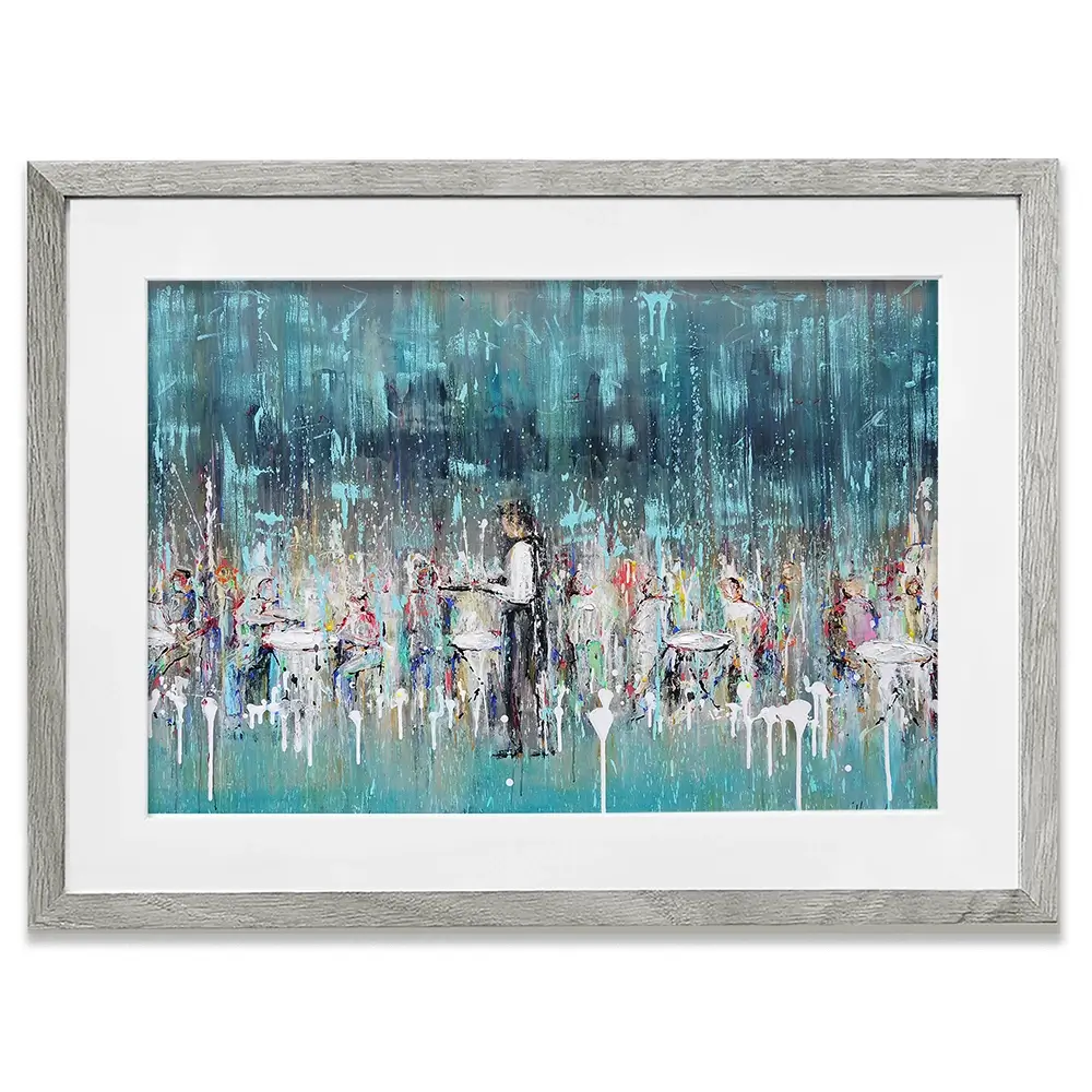 La Jolie Terrasse Framed Art Print La Jolie Terrasse Framed Art Print wall art product Studio Paint-Ing