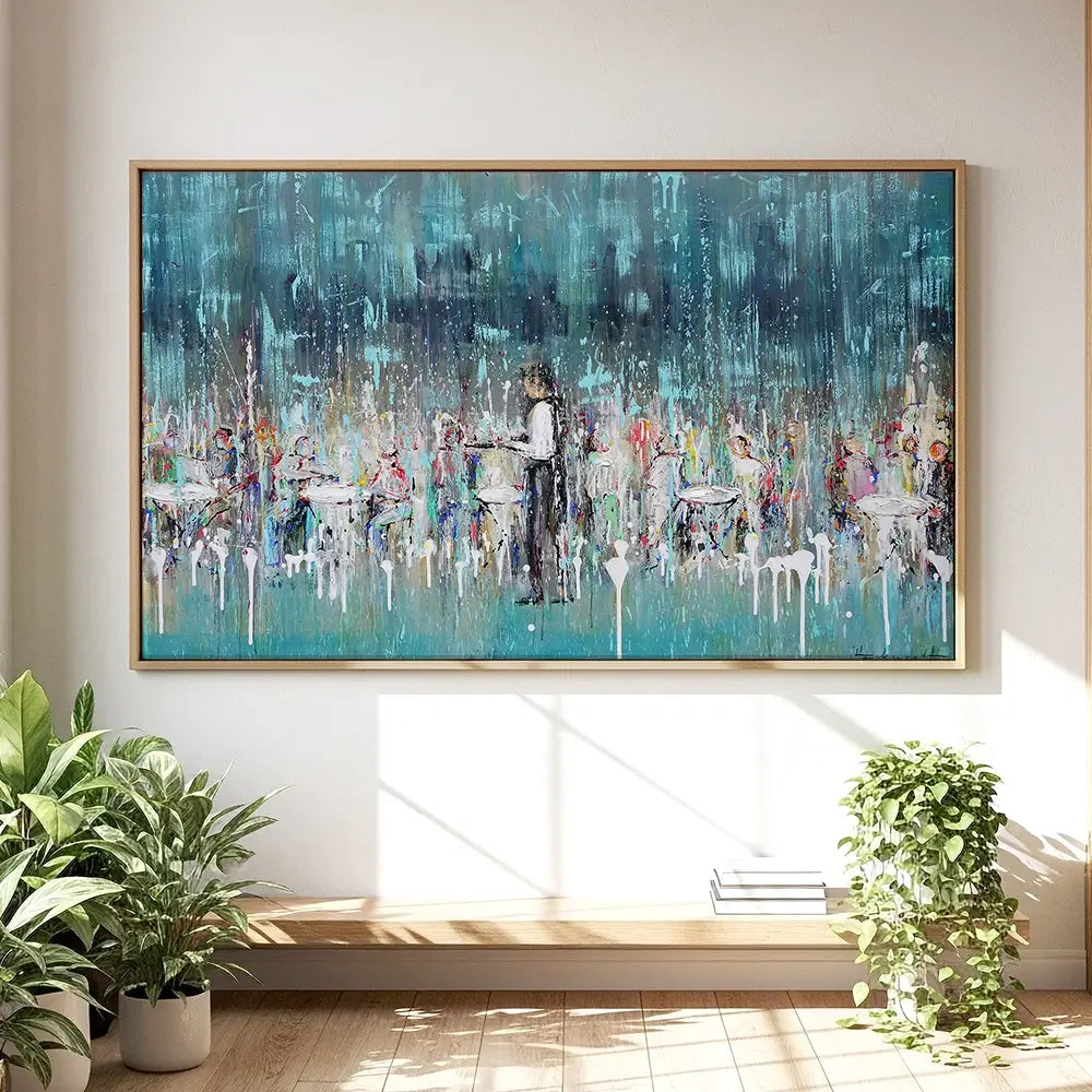 La Jolie Terrasse Oversized Canvas Print La Jolie Terrasse Oversized Canvas Print wall art product Art Print Shop