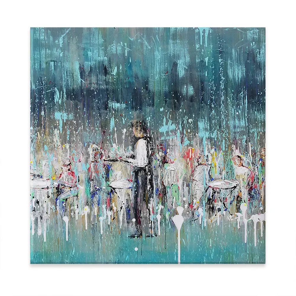 La Jolie Terrasse Oversized Canvas Print La Jolie Terrasse Oversized Canvas Print wall art product Art Print Shop