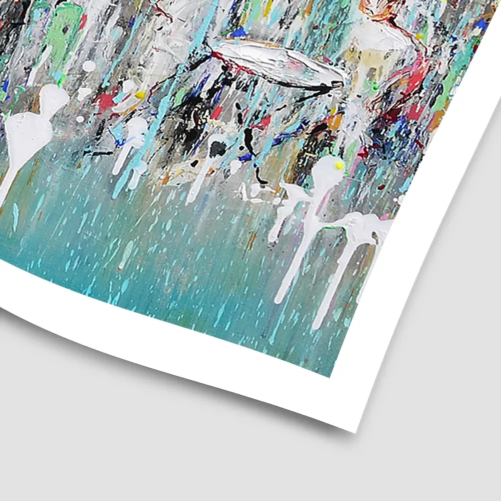 La Jolie Terrasse Square Art Print La Jolie Terrasse Square Art Print wall art product Art Print Shop