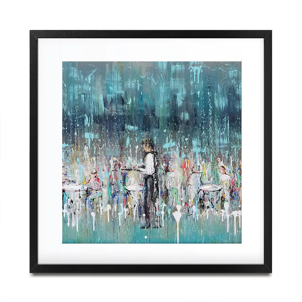 La Jolie Terrasse Square Framed Art Print La Jolie Terrasse Square Framed Art Print wall art product Art Print Shop
