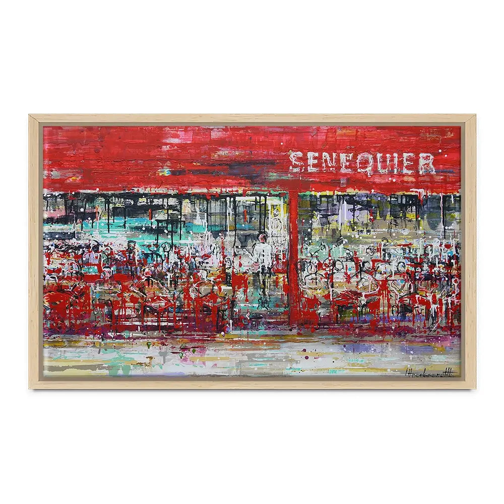La Terrasse De Senequier Canvas Print La Terrasse De Senequier Canvas Print wall art product Studio Paint-Ing