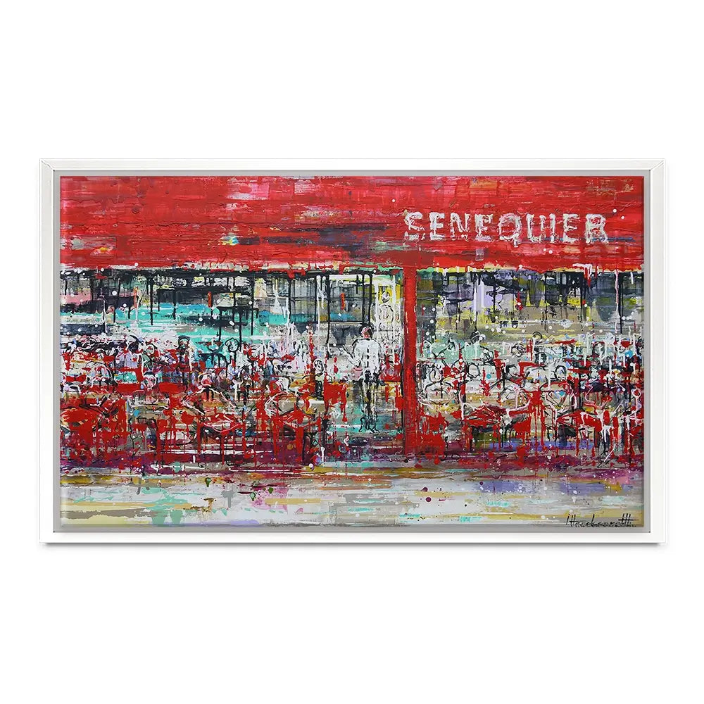 La Terrasse De Senequier Canvas Print La Terrasse De Senequier Canvas Print wall art product Studio Paint-Ing