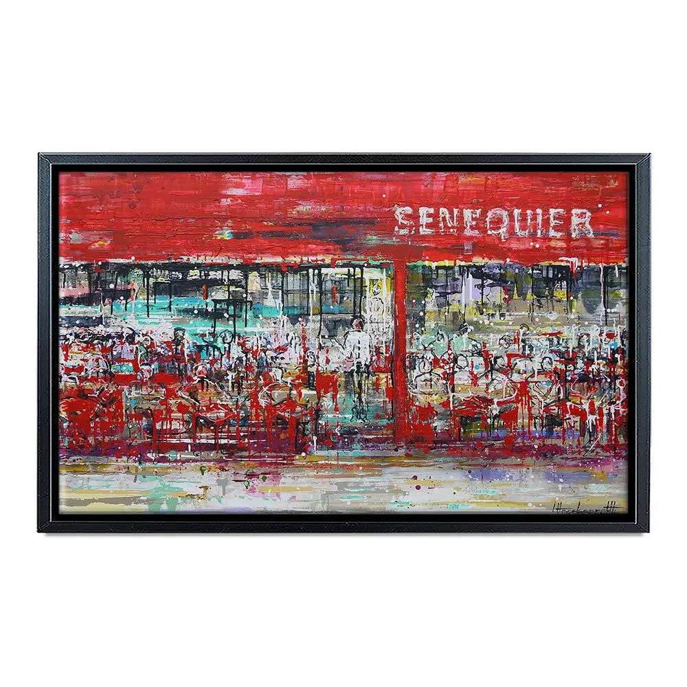 La Terrasse De Senequier Canvas Print La Terrasse De Senequier Canvas Print wall art product Studio Paint-Ing