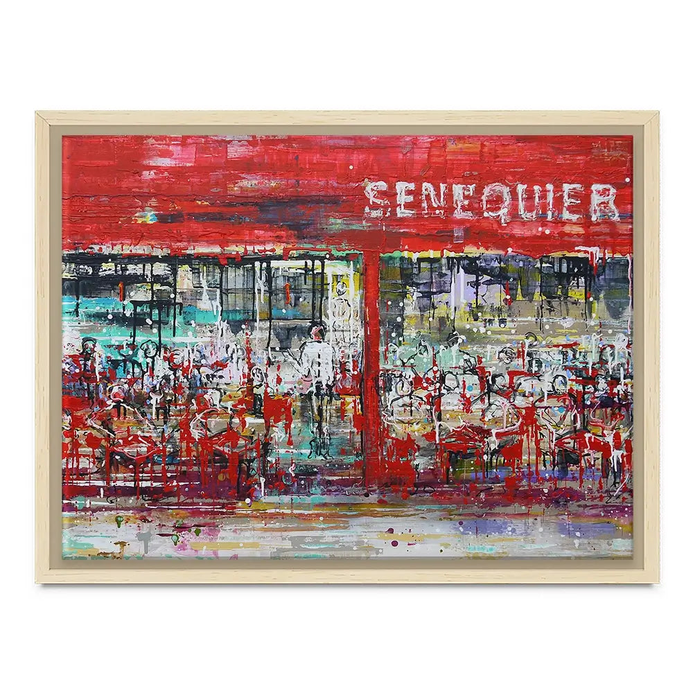 La Terrasse De Senequier Canvas Print La Terrasse De Senequier Canvas Print wall art product Studio Paint-Ing