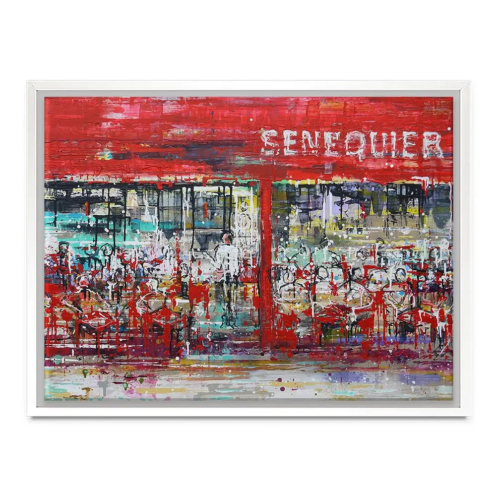 La Terrasse De Senequier Canvas Print La Terrasse De Senequier Canvas Print wall art product Studio Paint-Ing